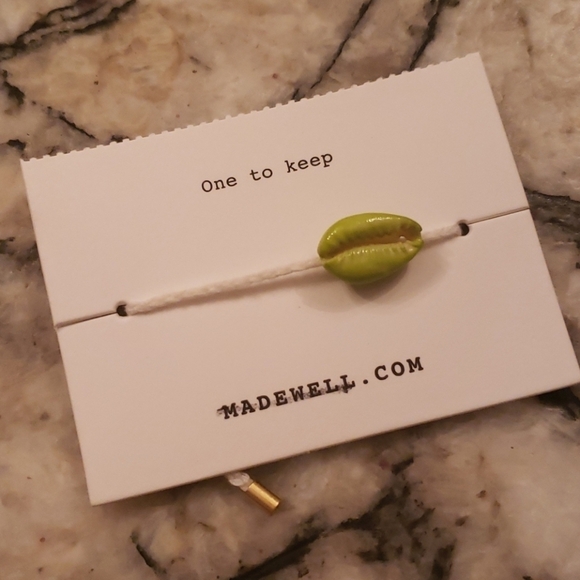 Madewell Neon Cowrie Bracelet AI364 - Picture 1 of 2